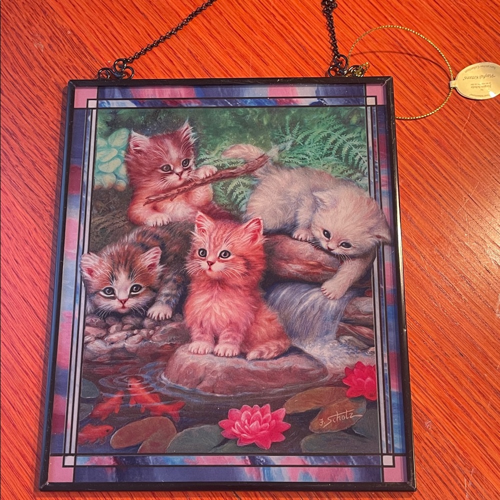 The Bradford Exchange Colorful Kittens Wall Art